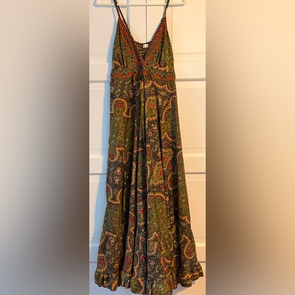 Dress. Maxi. 70% Silk. NEW. FREE SHIPPING!